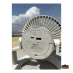 ventilador con luz led orientable en todas direcciones 12v