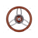 Volante Deportivo con Aro en Madera 350 mm