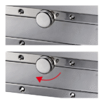 Douglas Marine Escalera Plegable con Caja Acero Inoxidable Cierre Manual 1