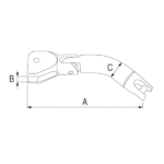 Douglas Marine Giratorio para Ancla con Cardan