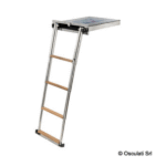 Douglas Marine Escalera Escamoteable Inox 4 Peldaños