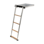Escalera Escamoteable Inox 4 Peldaños