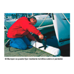 bumper 3-4 standard blanco 18x40mm