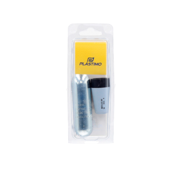 kit de recarga chaleco automático pro sensor elite botella + cartucho