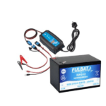 Paquete de batería de litio con batería de 12 A y cargador IP65