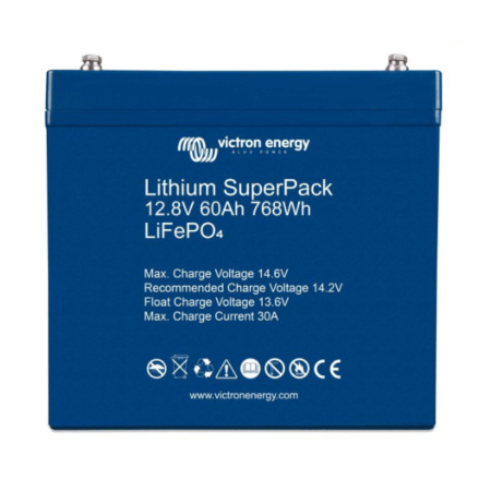 Batería de litio Superpack 12,8 V/60 Ah (M6)