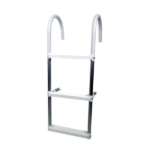 Escalera aluminio 25mm para neumática 3 peldaños