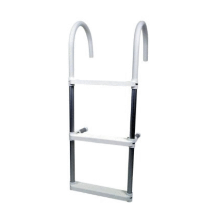 Escalera aluminio 25mm para neumática 3 peldaños