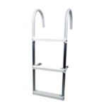 Escalera aluminio ø25mm para neumática – 4 peldaños
