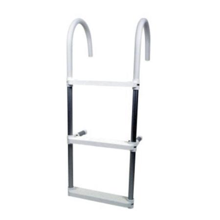 Escalera aluminio ø25mm para neumática - 4 peldaños