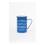 Taza larga de metal 'Sardines' Ø: 8 CM - H: 11,5 CM