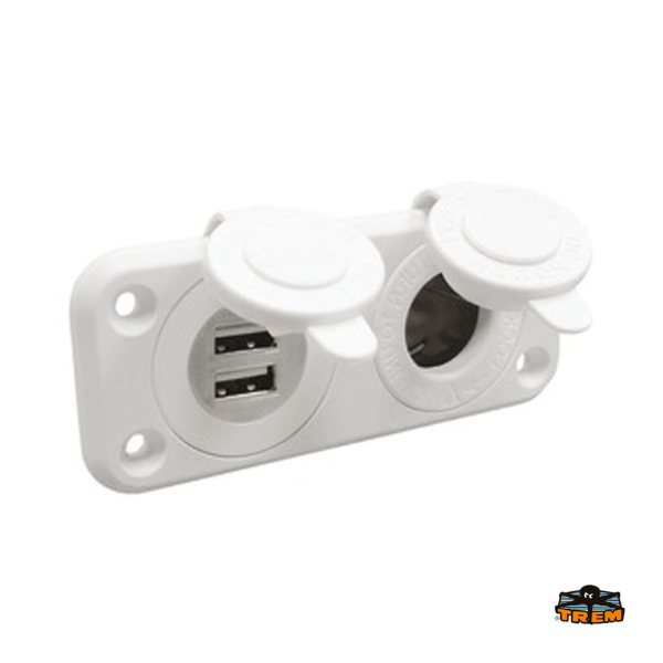 usb doble mechero blanco usb doble mechero blanco