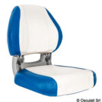 Asiento ergonómico Sirocco azul y blanco barco