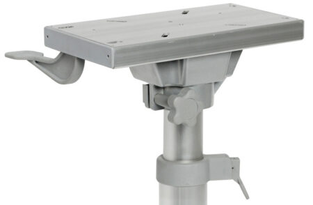 Pedestal Pie Asiento de Aluminio Anodizado