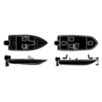 Lona para Cascos Monoquilla, 3 Quillas y Bass Aluminio Seachoice