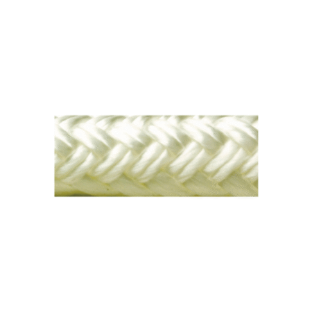 Seachoice Cabo Amarre Nylon Doble Trenzado Blanco 9.5 mm