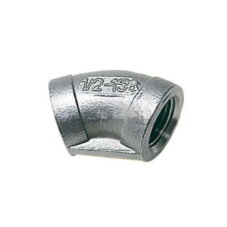 Racor Codo Hembra 45º Inox