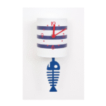 Reloj Bote de Conservas Batela a rayas Blanco y Azul