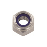 Tuerca Hexagonal Autobloqueante Acero Inoxidable A4 316 DIN 985 Métrica 4 Blister 20 unidades