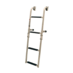 Escalera plegable de Popa, 2+2 Peldaños, Inox 316, 90º