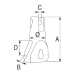 Douglas Marine Conector Ancla-Cadena Giratorio Profesional 1
