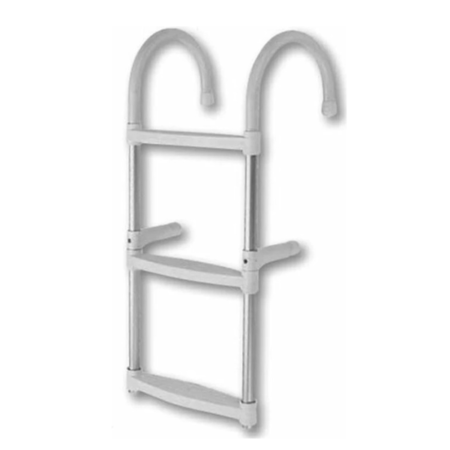 Escalera de Aluminio 3 Peldaños Ajustables