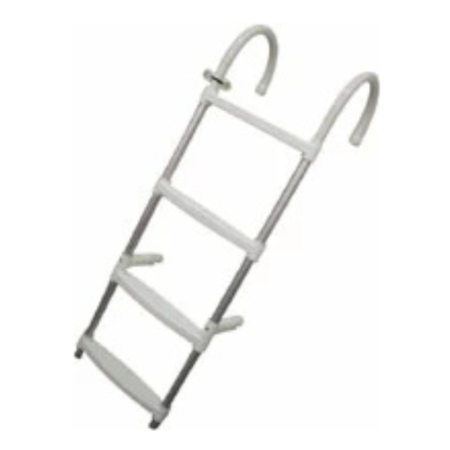 Escalera de Aluminio 4 Peldaños Ajustables