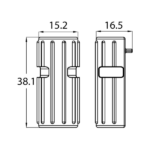Osculati Protección para Pantalán Modelo Fender Mediano Azul