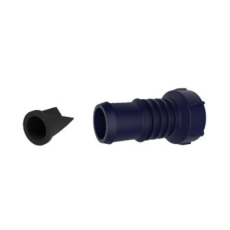 Desagüe recto 3/4" y 1" con válvula antirretorno