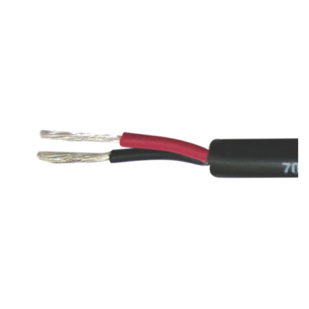 Cable Eléctrico Marino Estañado, 2x2.5mm 2, negro