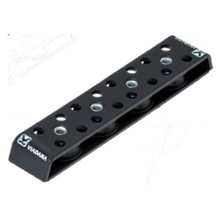 Viadana Caja de Poleas de Reenvio Cuadruple 10mm