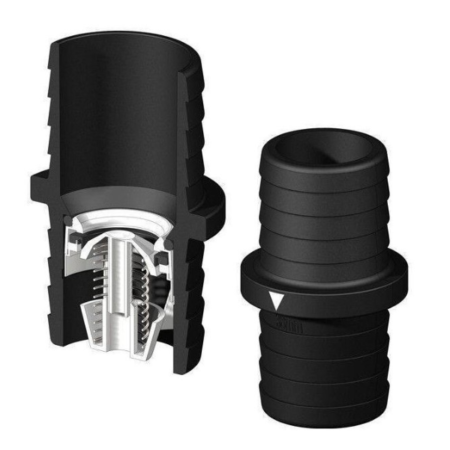 Válvula antirretorno MM - 3/4'' - negra