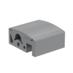 Perfil de PVC 2 piezas Gris QBE RAL 7047 - 12 Metros