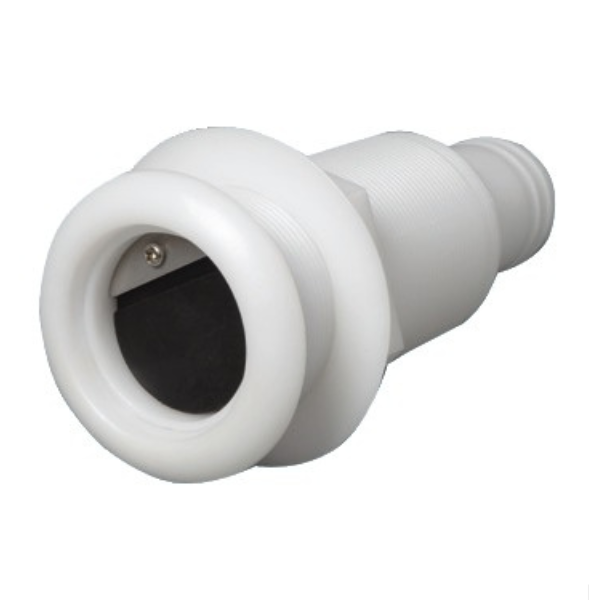 Pasacascos nylon 2" 1/4 mm 38 - Con conector de manguera y válvula de retención Pasacascos nylon 2" 1/4 mm 38 - Con conector de manguera y válvula de retención