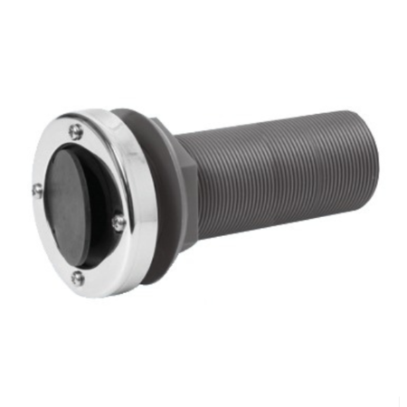 Desagüe de cabeza de acero inoxidable 1" 1/2 - 11BSP