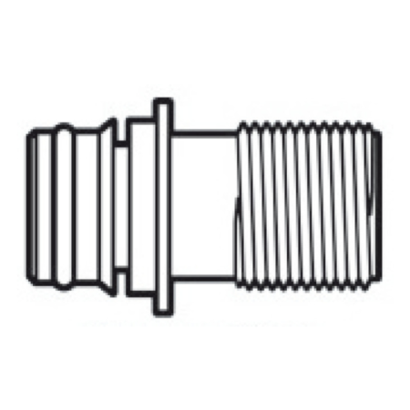 Conector de manguera recto 1/2"