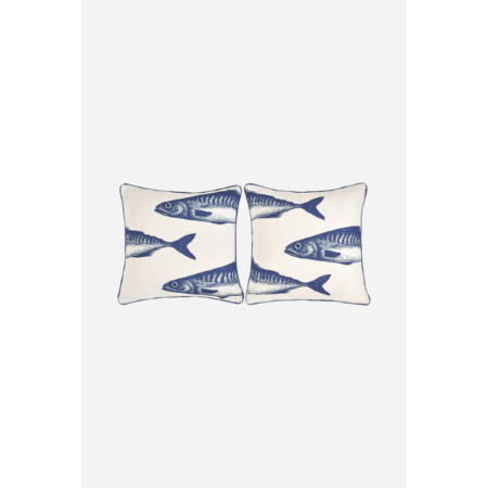Set 2 cojines de peces