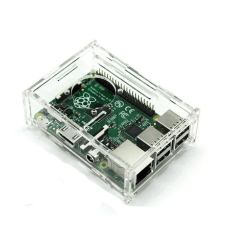 Carcasa de acrílico compatible con Raspberry Pi 3-4 1