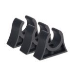 Clips Soporte Negro para tubos