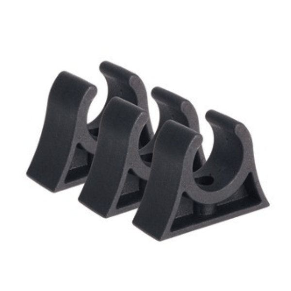 Clips Soporte Negro para tubos Clips Soporte Negro para tubos