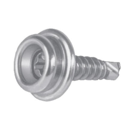Espárrago con tornillo autoperforante inoxidable A2