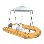 Parasol Toldo Plegable 200×200 cm para barcos