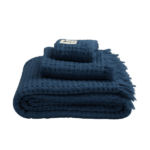 Toallas Nido De Abeja Navy, Set 3 Pz – Sea & Salt