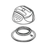 Perfix Broche de Plástico con Tapa – 100ud 1