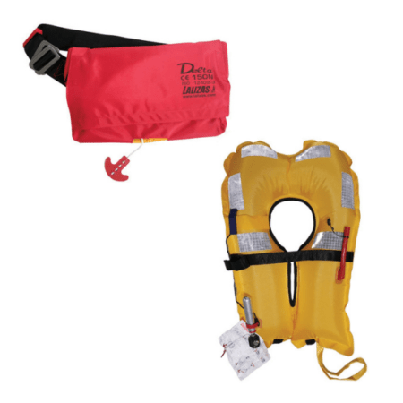 Chaleco Salvavidas Hinchable Delta 150N Manual Lalizas