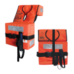 Chaleco Salvavidas Espuma Plegable Compacto LALIZAS, SOLAS/MED, Naranja