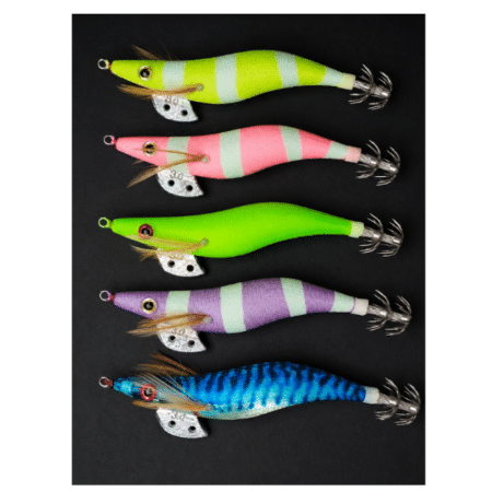 Jibionera Alexa DURAFLOT 3.0 - 3.5 Señuelo para Calamar y Jibia – Eging 6 Colores