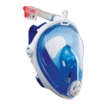 Mascara Snorkel Panoramica Azul Aqua Sport