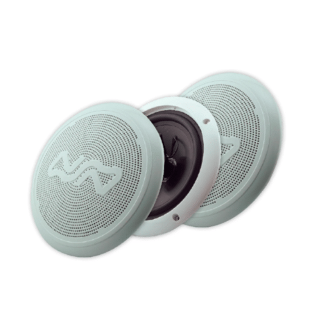 Altavoces Marinos 100W, 6-1/2" Blancos