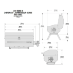 Soporte Balcón Doble para Barbacoa ChefsMate 22–25 mm